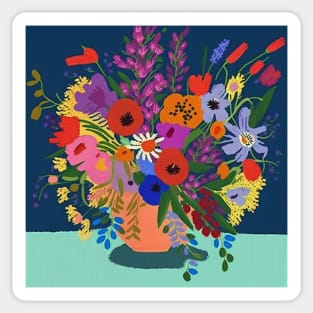 Vase of flowers III Sticker